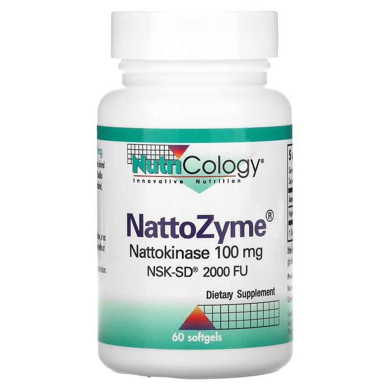 Nutricology NattoZyme наттокиназа 100 мг 60 гелевых капсул