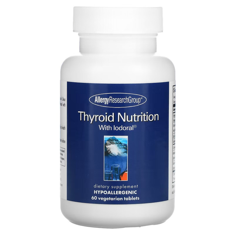 Allergy Research Group, Thyroid Nutrition with Iodoral, 60 Vegetarian Tablets
