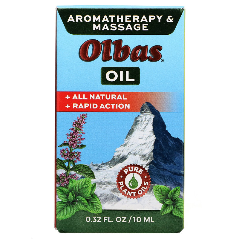 Olbas Therapeutic Ароматерапевтический ингалятор и массажное масло 032 жидких унции (10 мл)