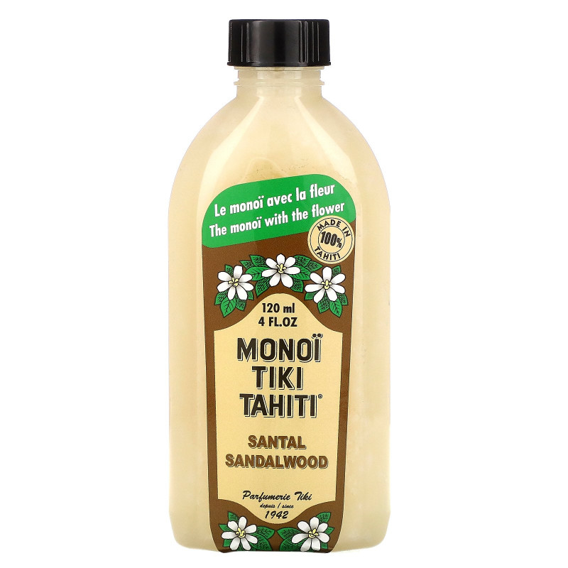 Monoi Tiare Tahiti Monoï Tiki Tahiti Sandalwood 4 fl oz (120 ml)