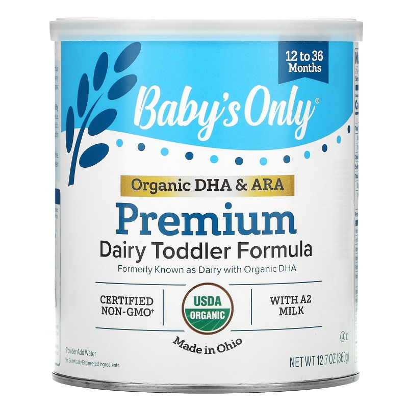 Baby's Only Organic Формула для малышей с докозагексаеновой и арахидоновой кислотой 12.7 унций (360 г)
