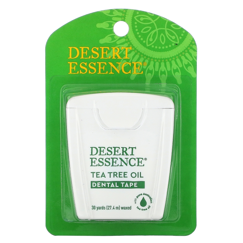 Desert Essence Зубная лента с маслом чайного дерева вощеная 30 ярдов (274 м)