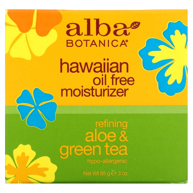 Alba Botanica Увлажняющий крем с Алоэ и Зеленым чаем несодержит масел 3 унции (85 г)
