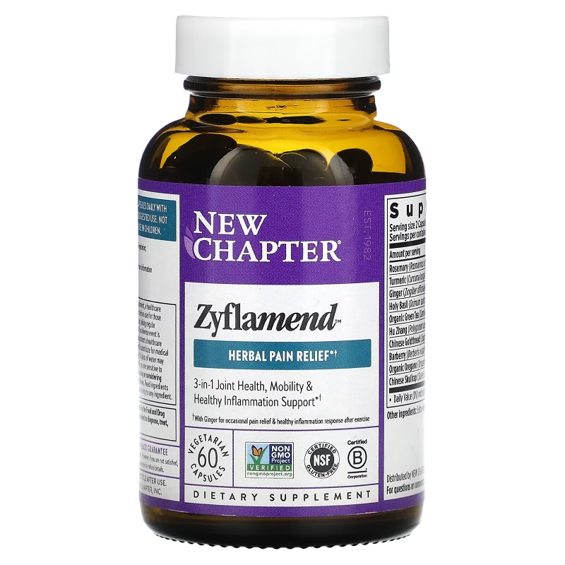 New Chapter, Zyflamend, 60 Vegetarian Capsules