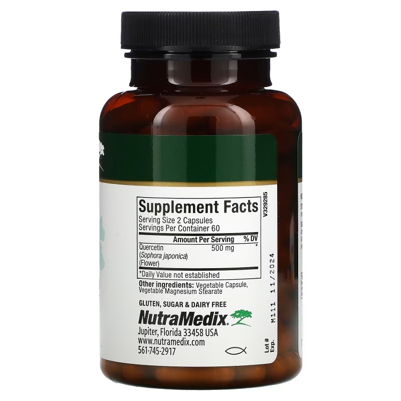 NutraMedix, Quercetin, 120 pflanzliche Kapseln