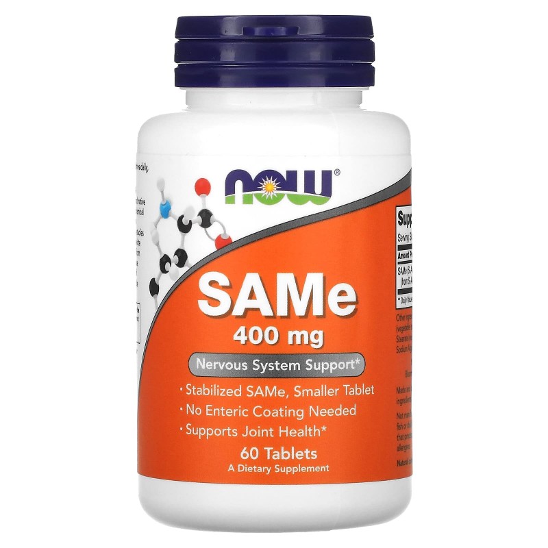 Now Foods SAMe 400 мг 60 таблеток