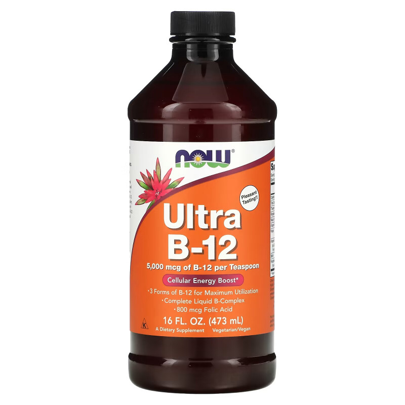 Now Foods Ultra B-12 16 жидких унций (473 мл)