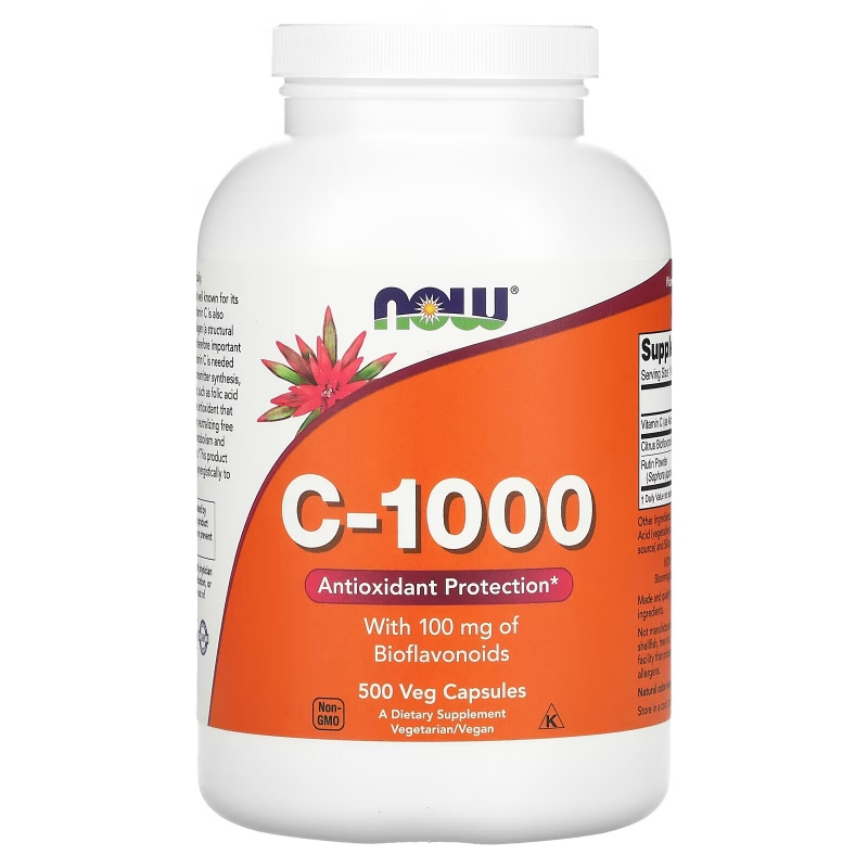Now Foods Витамин С-1000 500 капсул