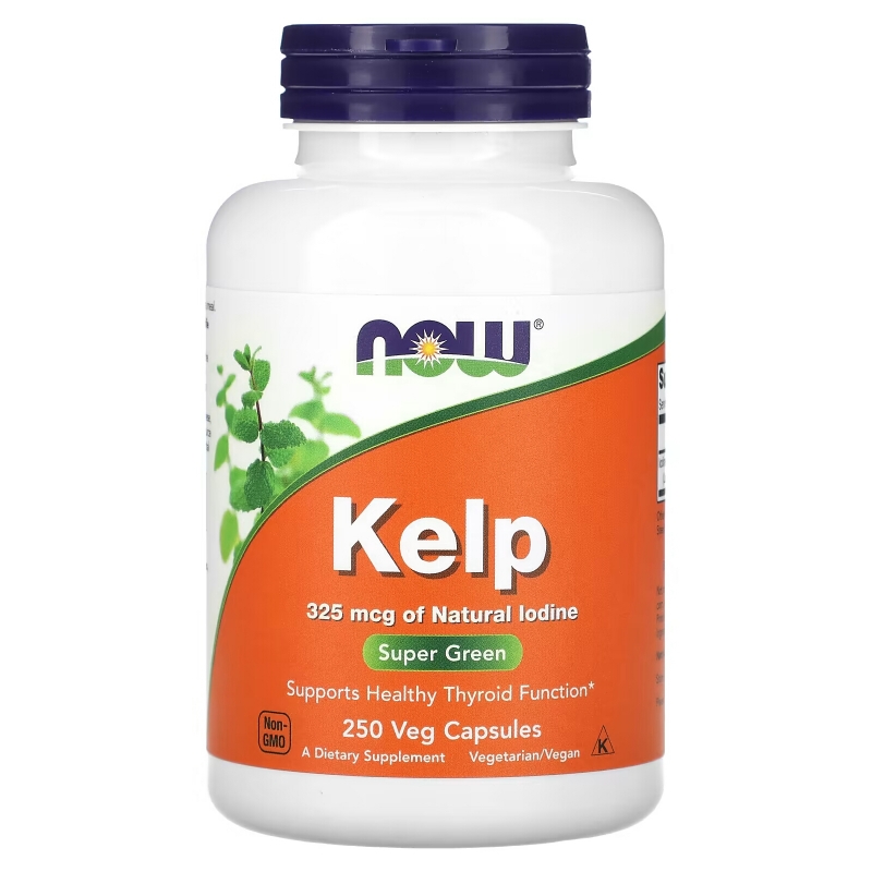 Now Foods Kelp Caps Овощной супер продукт  250 Капсул