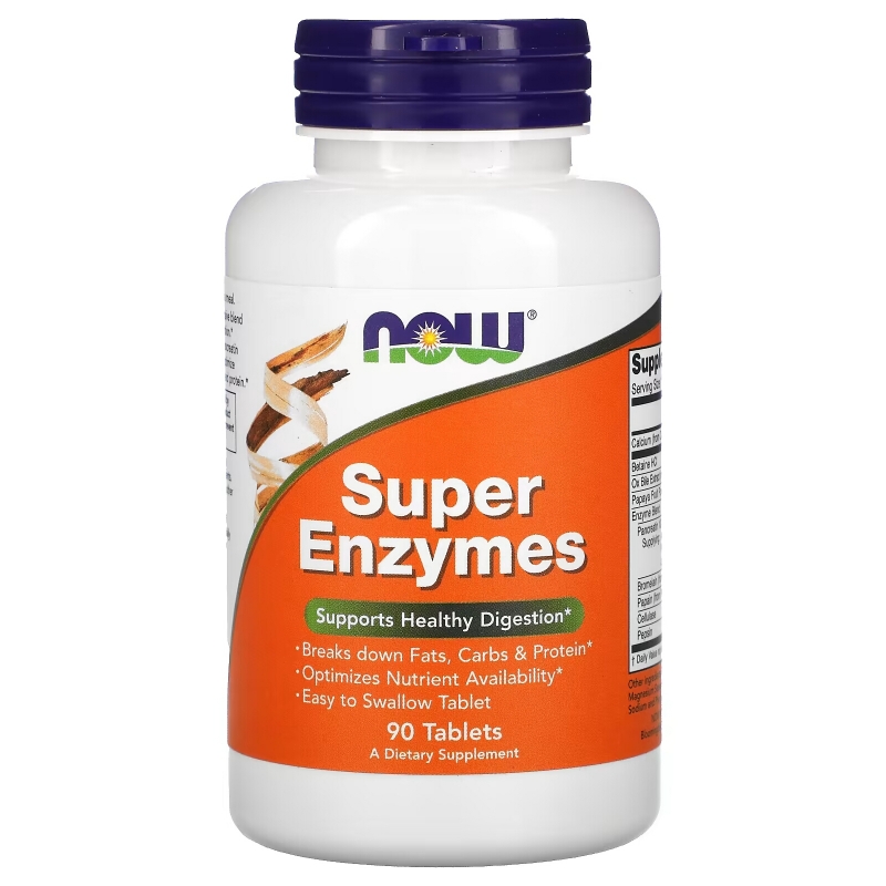 Now Foods Super Enzymes Супер Ферменты 90 таблеток
