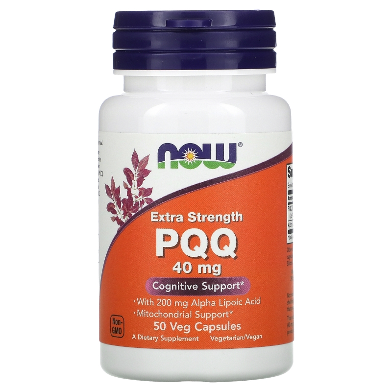 Now Foods, Extra Strength PQQ, 40 mg, 50 Veg Capsules