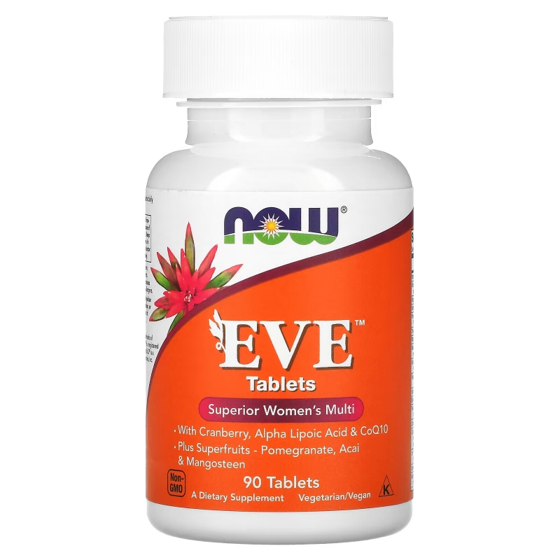 Now Foods Ева улучшенные женские мультивитамины 90 таблеток