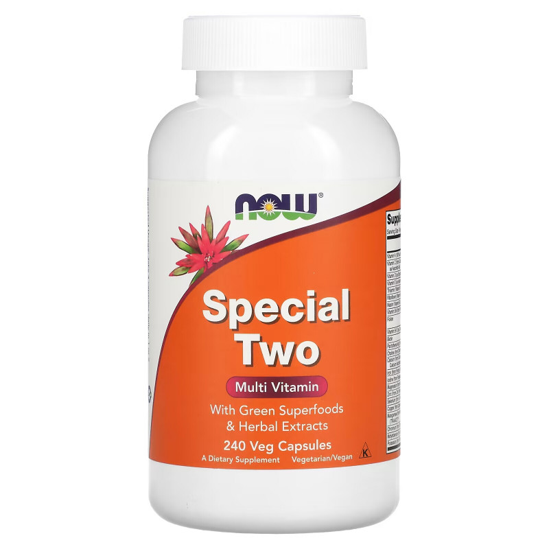 Now Foods Special Two мультивитамины 240 растительных капсул