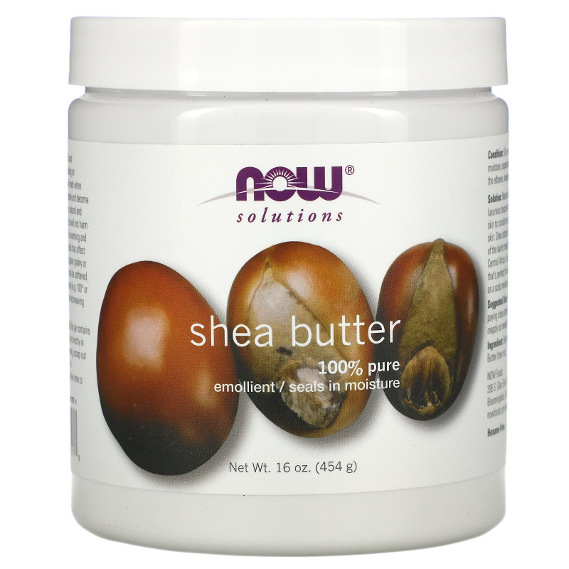 Now Foods, Solutions, Shea Butter, 16 oz (454 g)