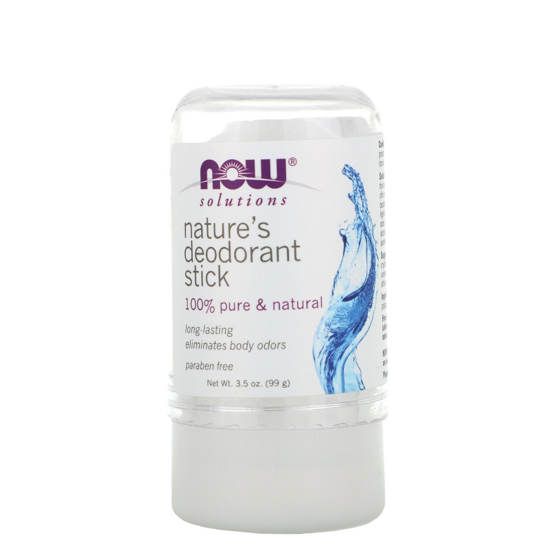 Now Foods, Природный дезодорант-стик, для защиты от неприятного запаха, 3,5 унции (99 г)