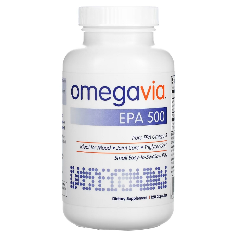 OmegaVia, ЭПК 500, 120 капсул