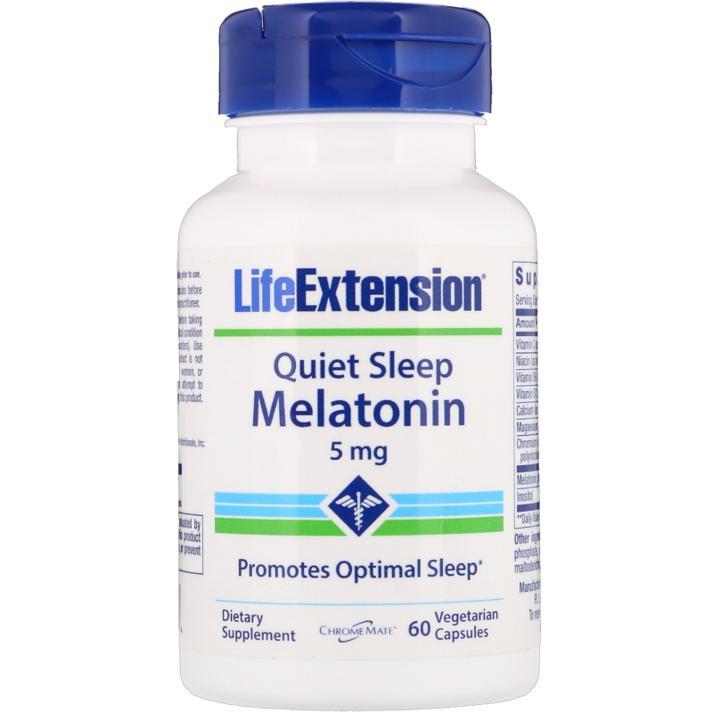 Life Extension Natural Sleep Мелатонин 60 овощных капсул