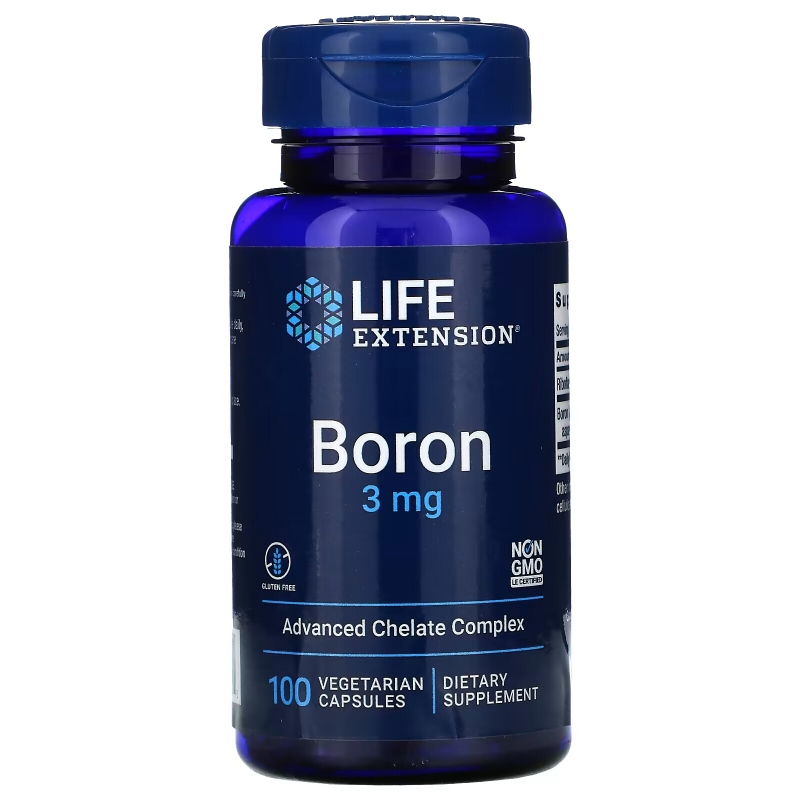 Life Extension Boron 3 mg 100 Veggie Caps