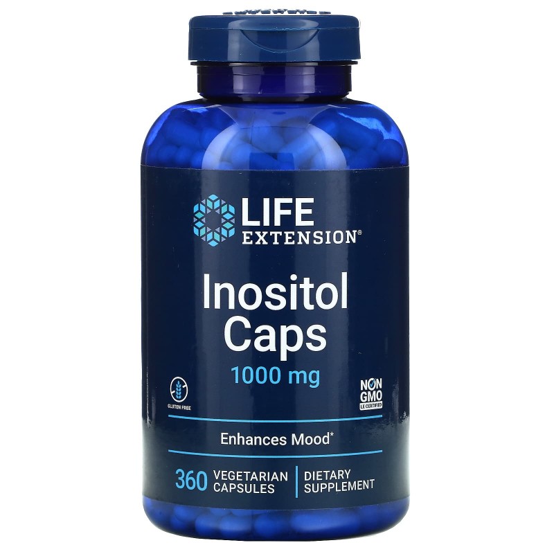 Life Extension Инозитол 1000 мг 360 растительных капсул