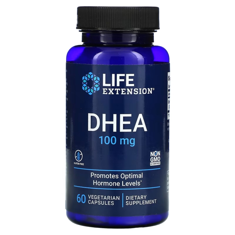 Life Extension DHEA 100 мг 60 растительных капсул