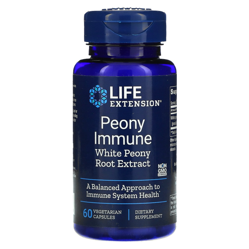 Life Extension Peony Immune 60 растительных капсул