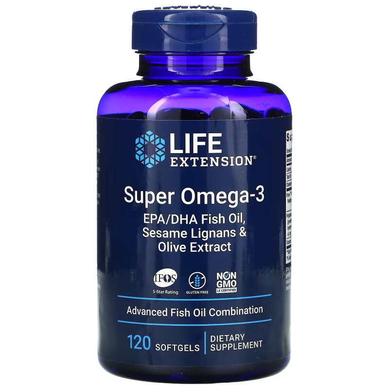 Life Extension, Omega Foundations, Super Omega-3, 120 Softgels