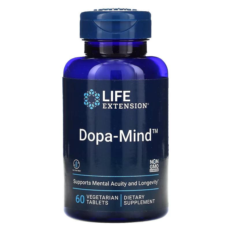 Life Extension, Dopa-Mind, 60 Veggie Tablets