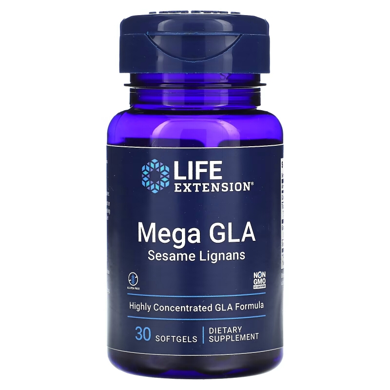 Life Extension, Mega GLA with Sesame Lignans, 30 Softgels