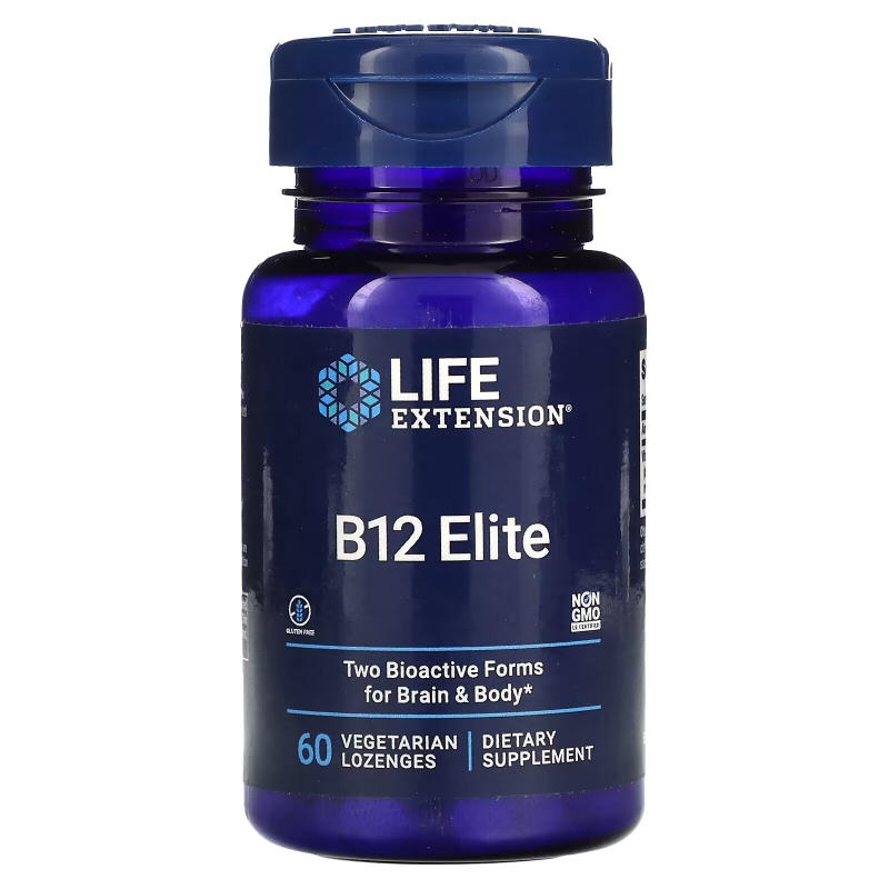 Life Extension, B12 Elite, 60 Vegetarian Lozenges