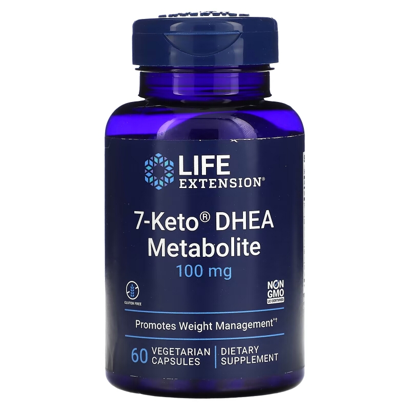 Life Extension, 7-Keto-DHEA-Metabolit, 100 mg, 60 vegetarische Kapseln
