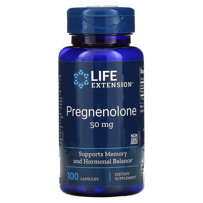 Life Extension Pregnenolone 50 mg 100 Capsules