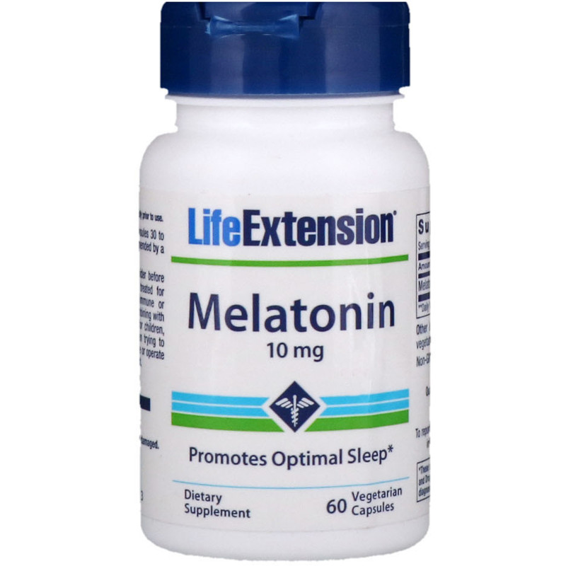 Life Extension Мелатонин 10 мг 60 капсул