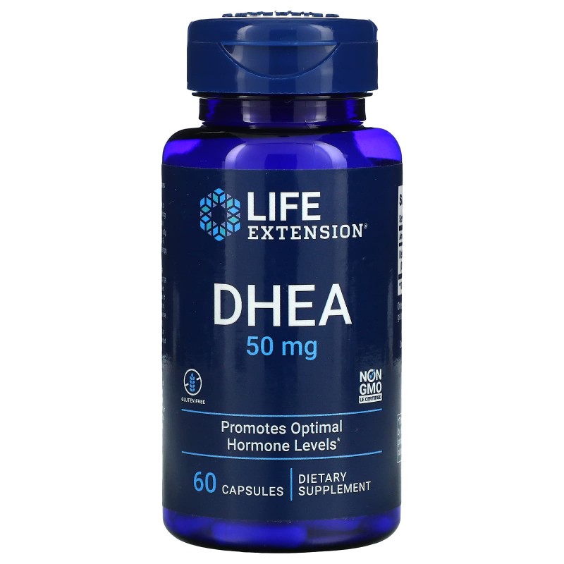 Life Extension DHEA (дегидроэпиандростерон ) 50 мг 60 капсул
