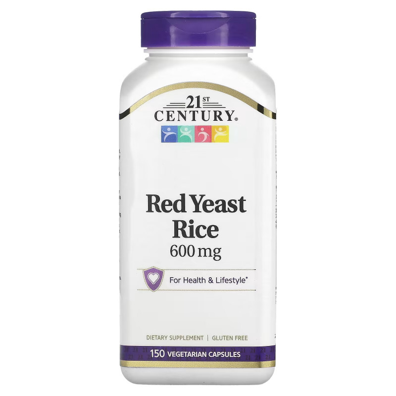 21st Century Health Care Красный дрожжевой рис 150 вегетарианских капсул