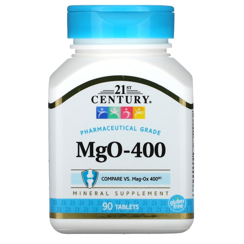 21st Century Health Care MgO Оксид магния 400 мг 90 таблеток