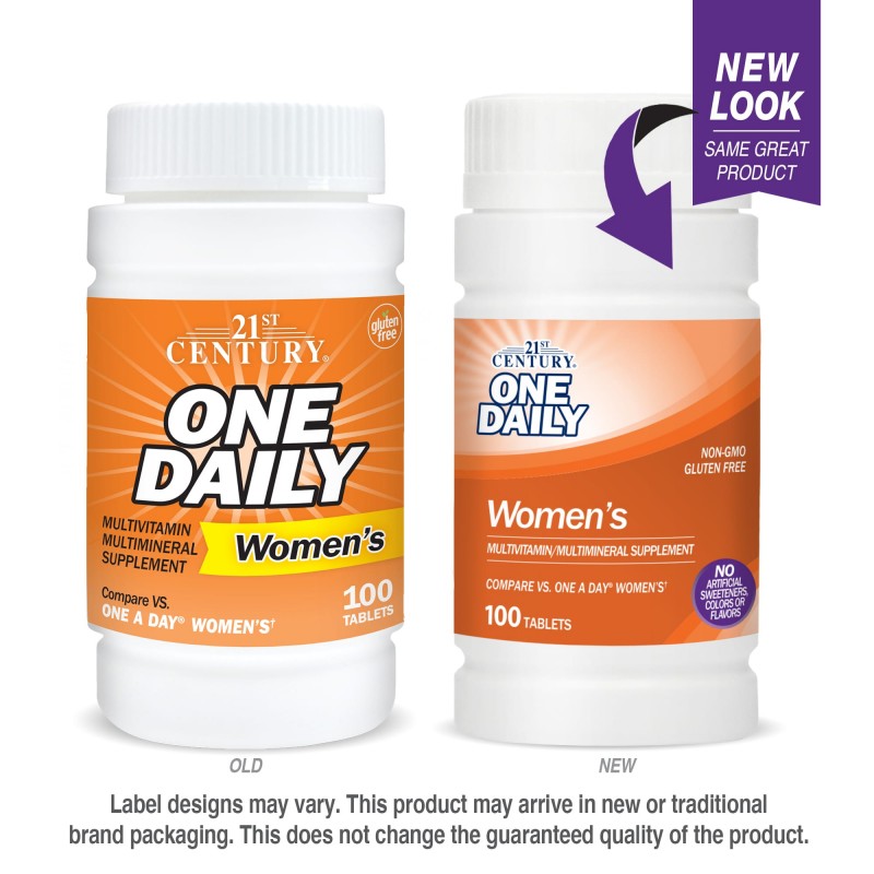 21st Century, One Daily для женщин, 100 таблеток
