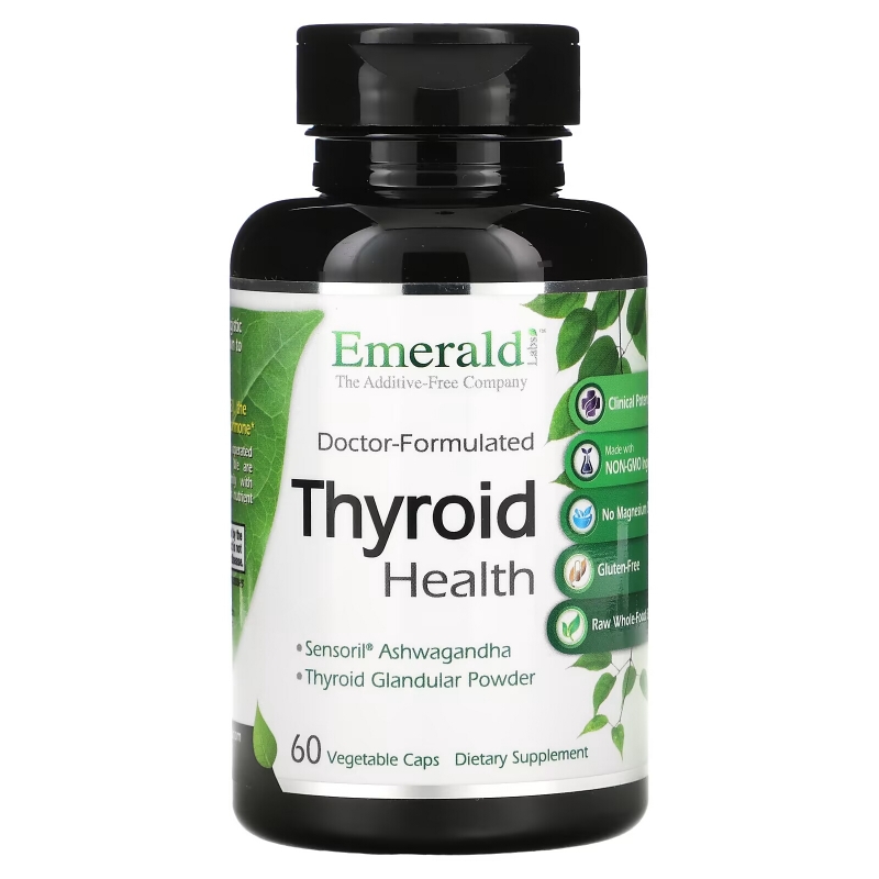 Emerald Laboratories, Thyroid Health, 60 Veggie Caps
