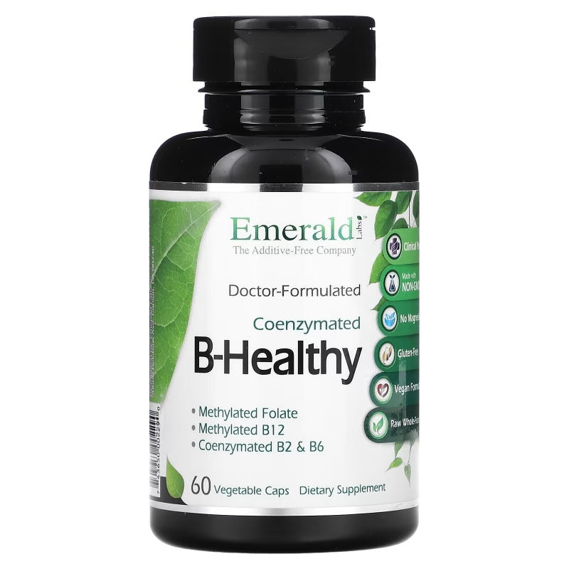 Emerald Laboratories, B Healthy, CoEnzymated, 60 Veggie Caps