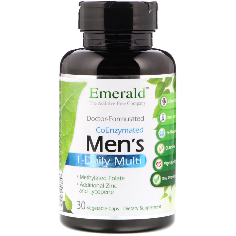 Emerald Laboratories, Men's Multi Vit-A-Min, 1-Daily, 30 Veggie Caps