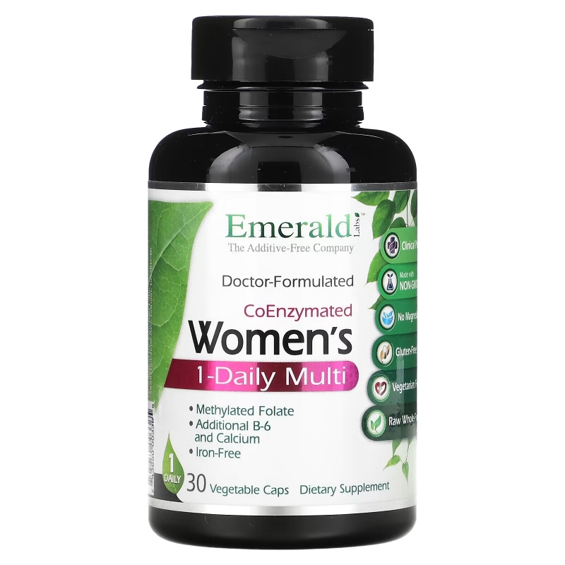 Emerald Laboratories, CoEnzymated Women's Multi Vit-A-Min, 30 Veggie Caps