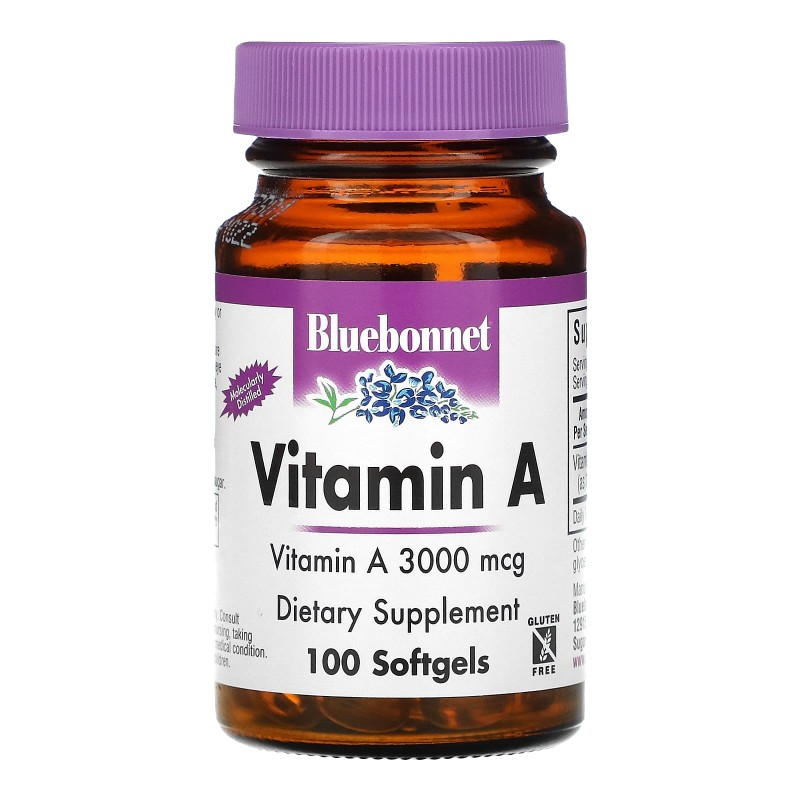 Bluebonnet Nutrition Витамин A 100 капсул