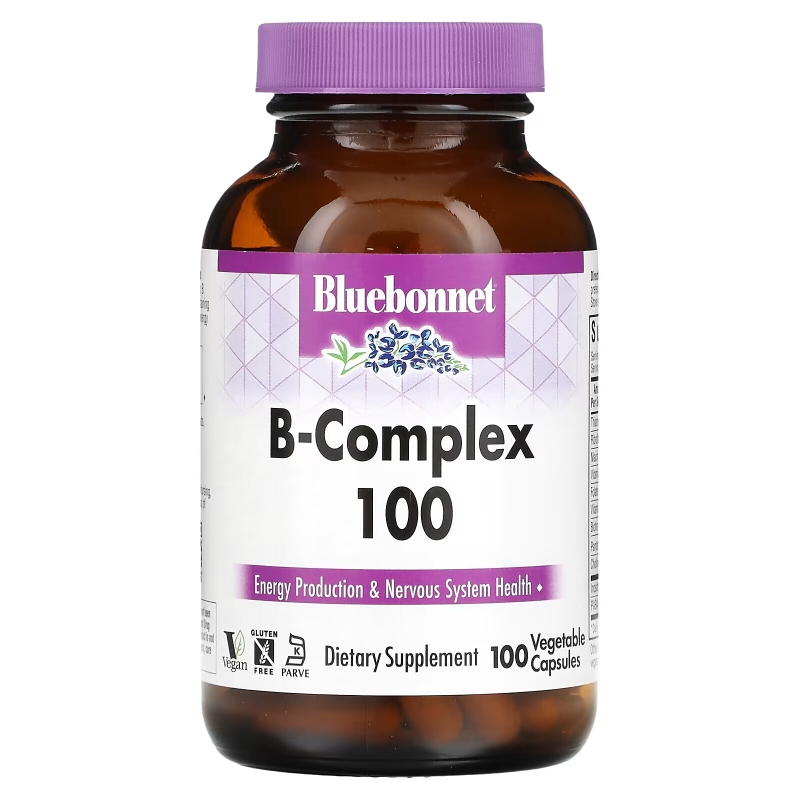 Bluebonnet Nutrition B-комплекс 100 100 капсул на растительной основе