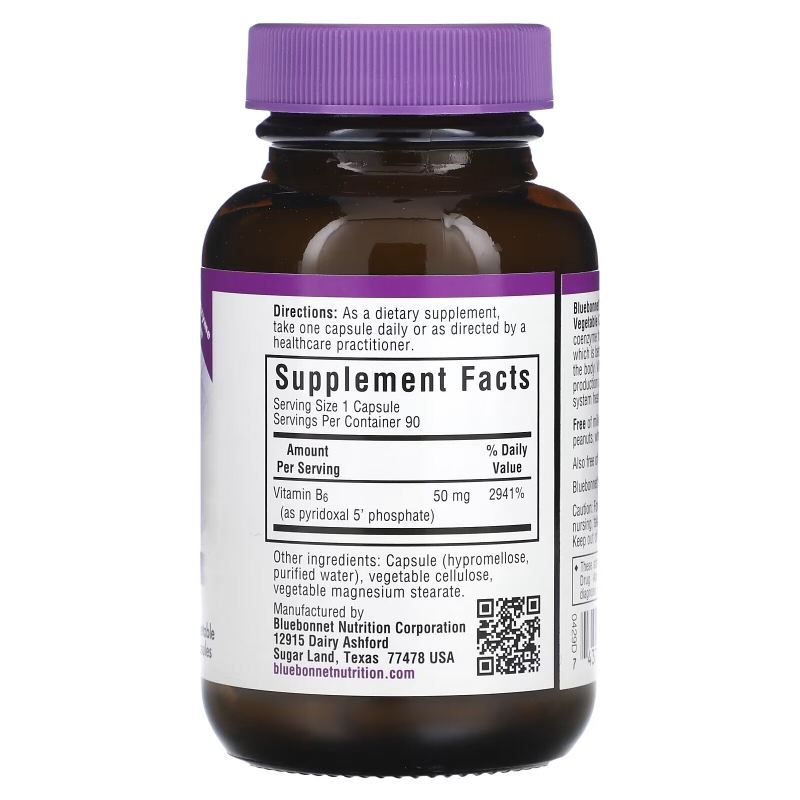 Bluebonnet Nutrition Р-5-Р 500 мг 90 растительных капсул