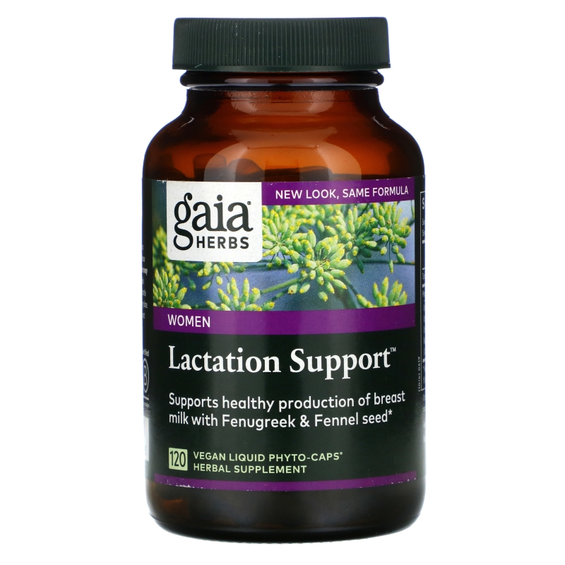 Gaia Herbs Lactate Support 120 растительных фитокапсул с жидкостью