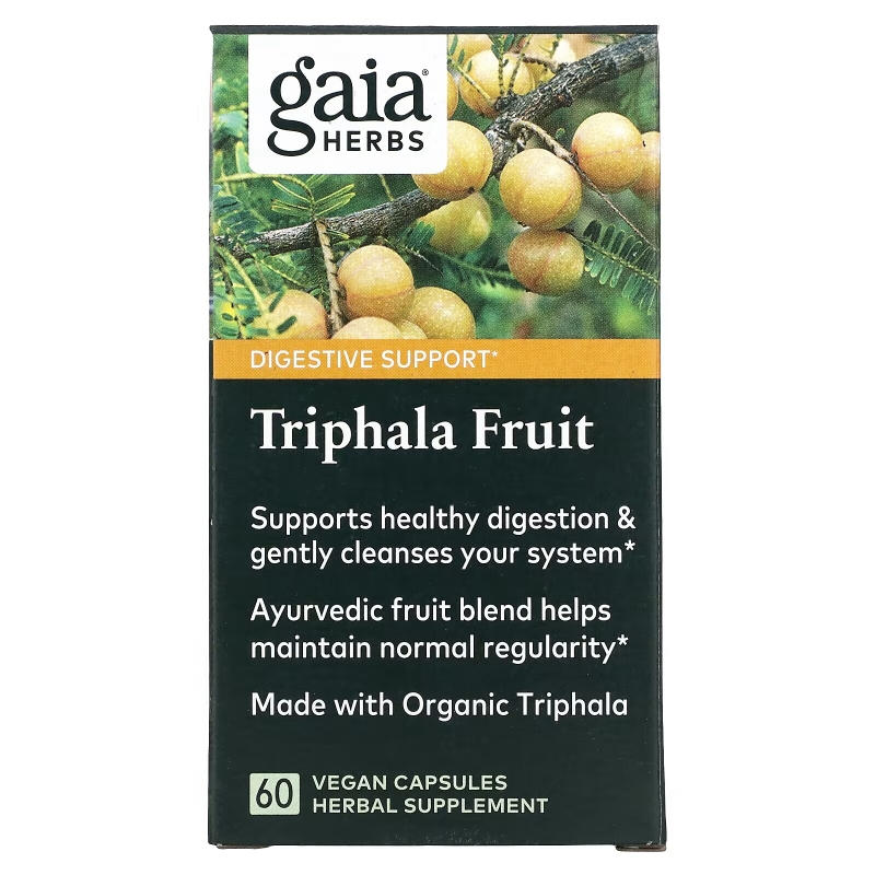 Gaia Herbs Трифала 60 вегетарианских капсул