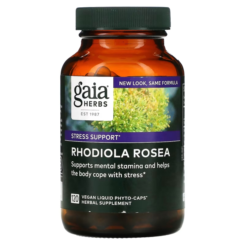 Gaia Herbs Родиола розовая 120 растительных жидких фито-капсул