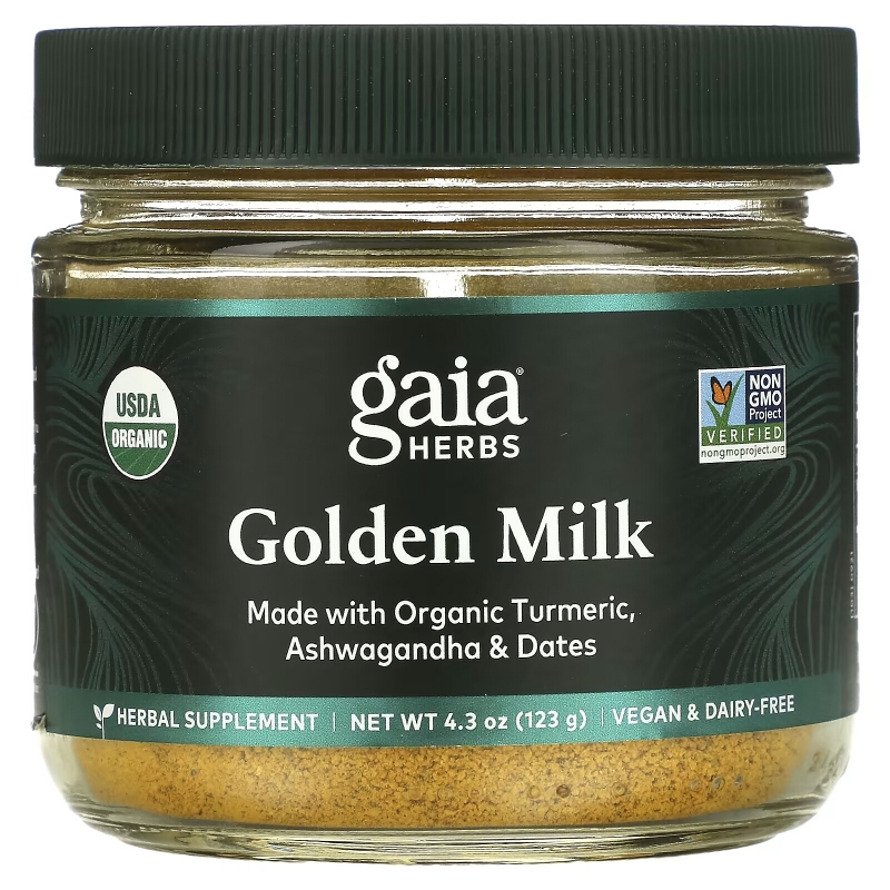 Gaia Herbs, Organic, Golden Milk, 3.7 oz (105 g)