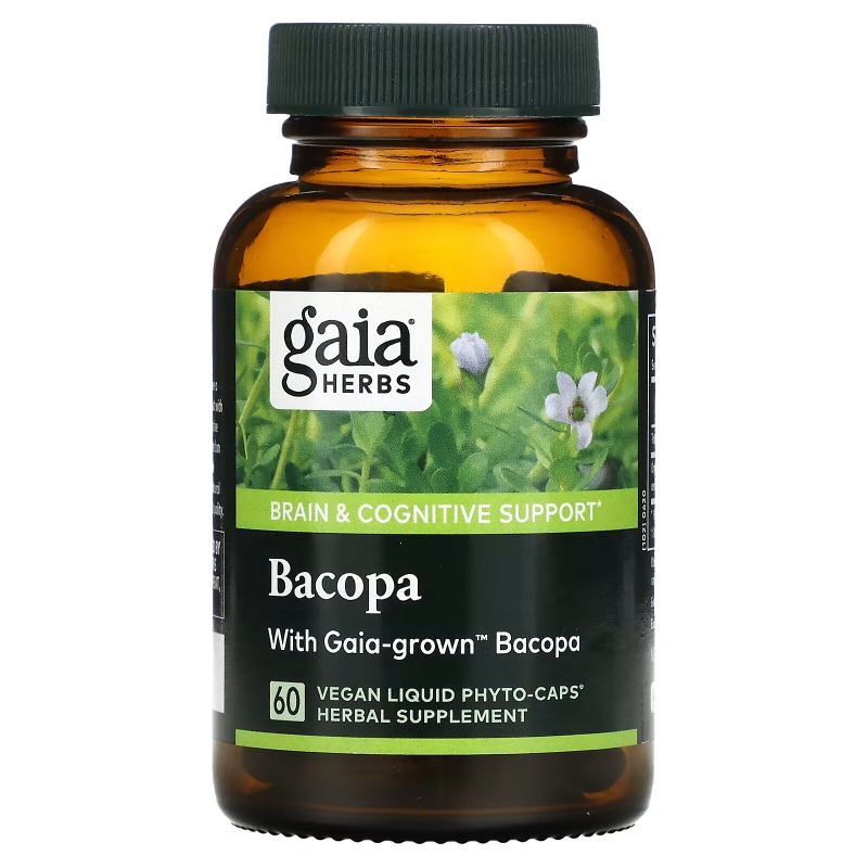 Gaia Herbs, Bacopa, 60 Vegan Liquid Phyto-Caps