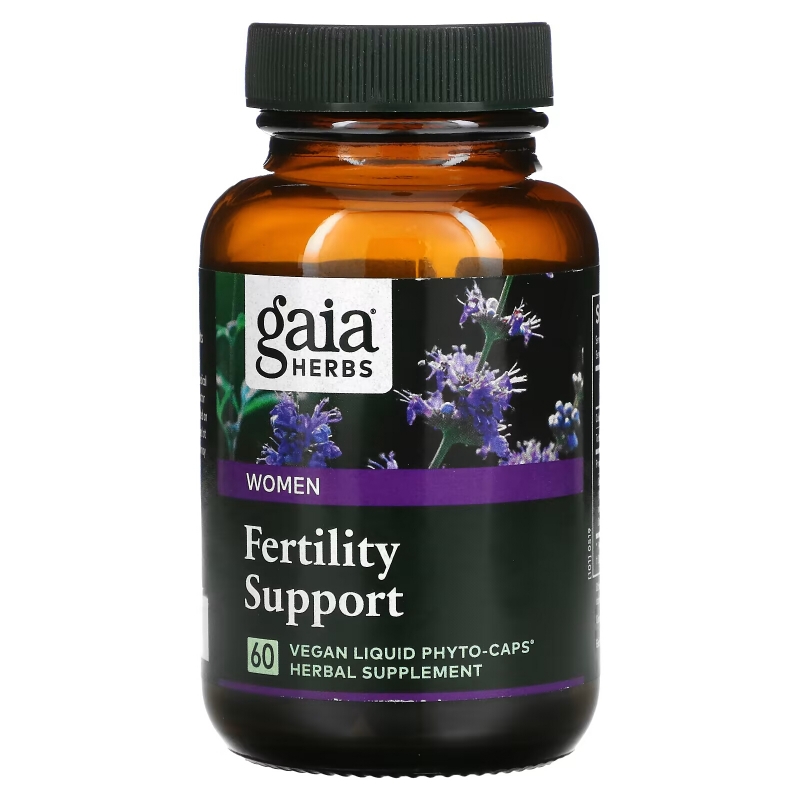Gaia Herbs, Поддержка репродуктивной функции у женщин, 60 растительных капсул Phyto-Caps с жидкостью
