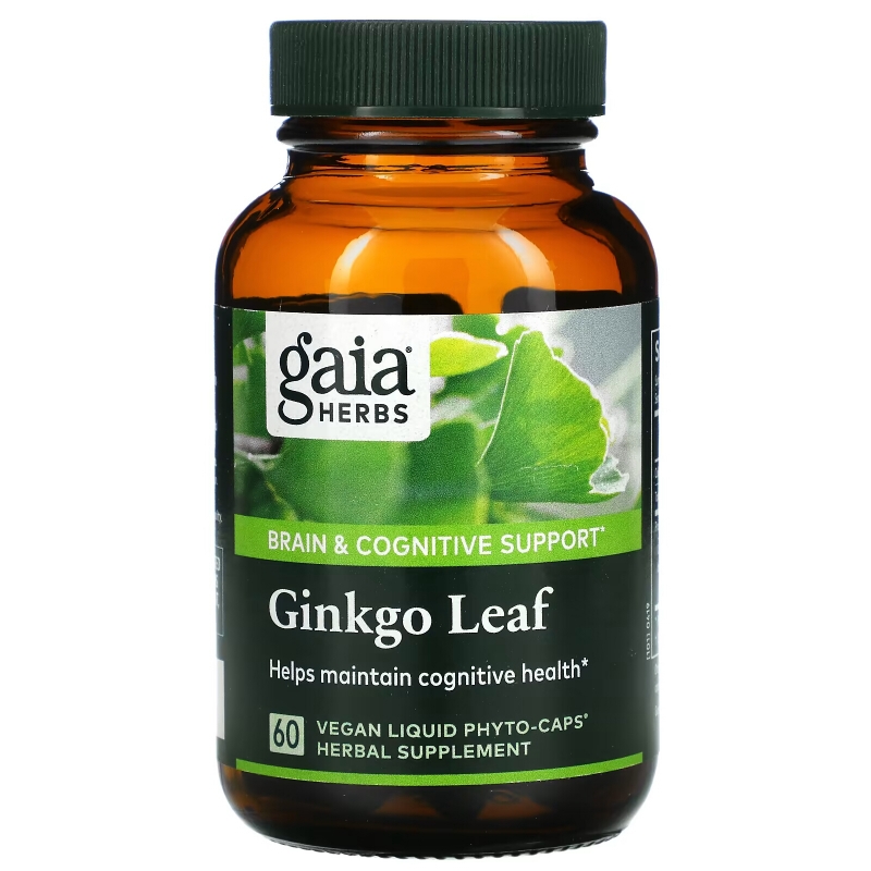 Gaia Herbs, Ginkgo Leaf, 60 Vegan Liquid Phyto-Caps